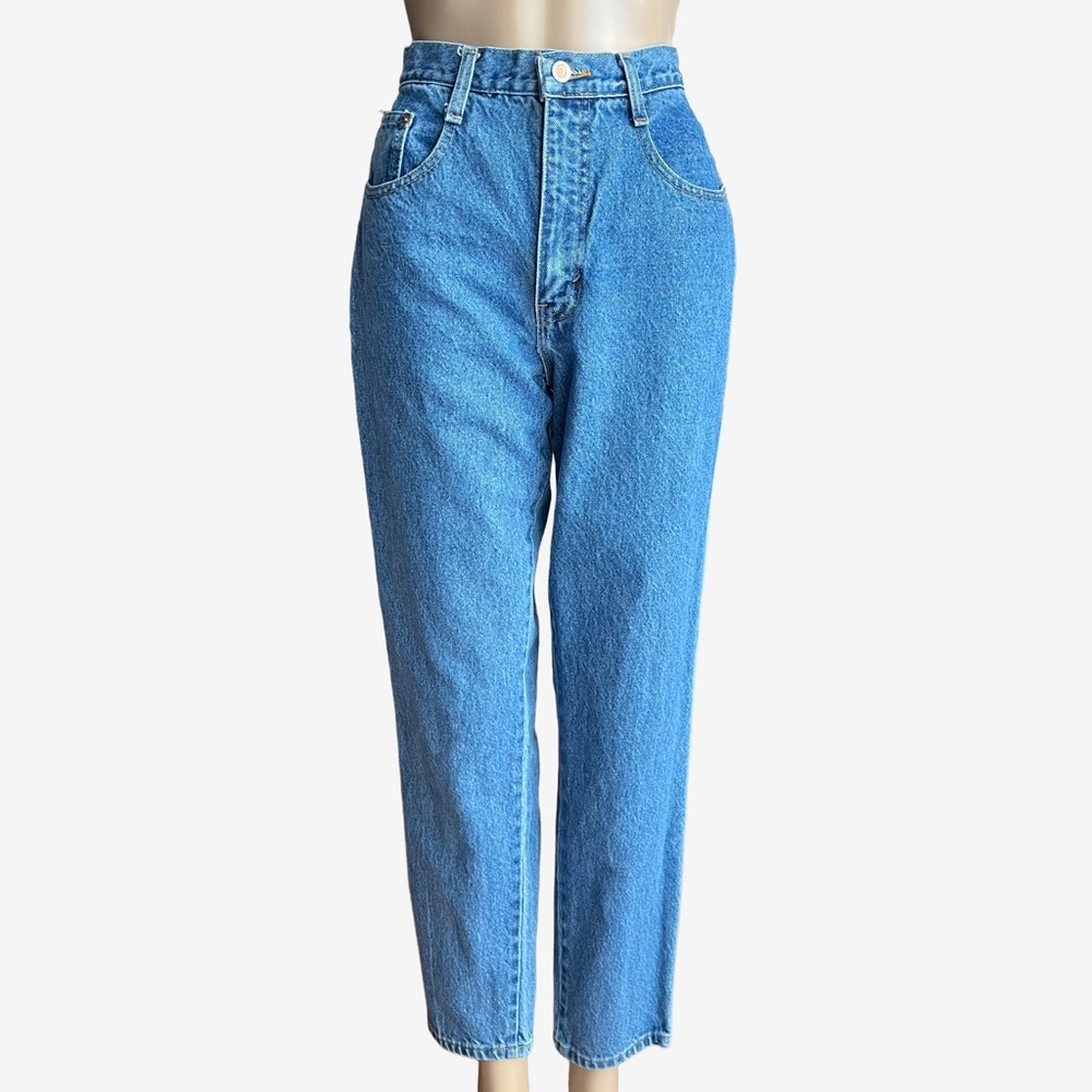 Vintage 80s–90s Nuovo County Seat High-Rise Mom Jeans | Made in USA | XS-S
